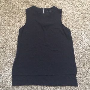 Black High-low tank top